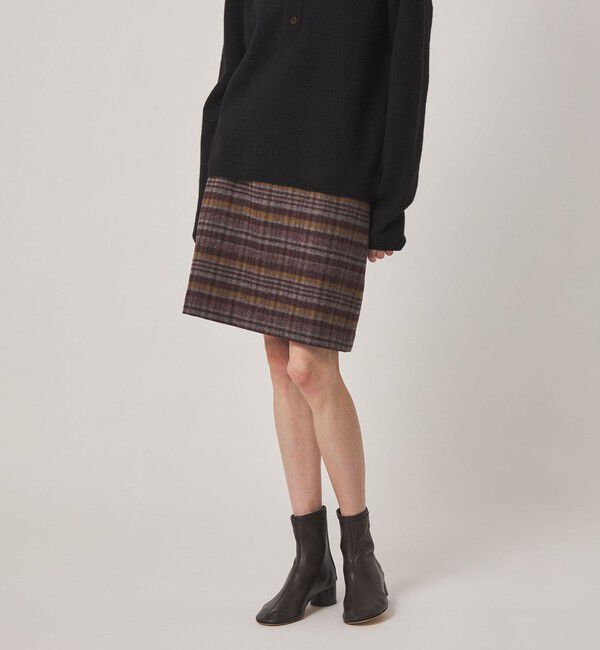 STEVEN ALAN「＜Steven Alan＞チェック ミニ スカート」|スカート|WINE