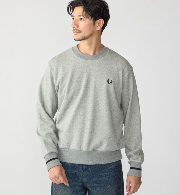 SHIPS「【SHIPS別注】FRED PERRY: シングル ティップ スウェットシャツ」|スウェット・ジャージ|