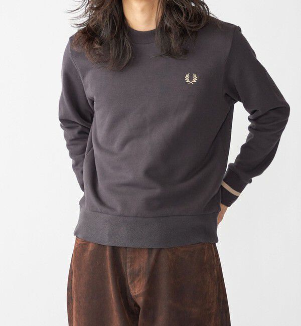 SHIPS「【SHIPS別注】FRED PERRY: シングル ティップ スウェットシャツ」|スウェット・ジャージ|