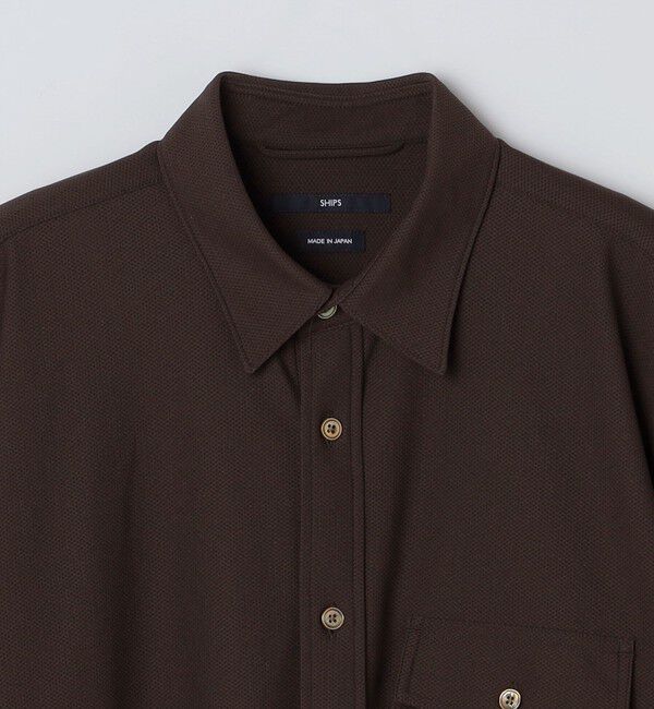 SHIPS「SHIPS:〈MADE IN JAPAN〉レノクロス レギュラーカラー ロングスリーブ シャツ」|シャツ・ブラウス|