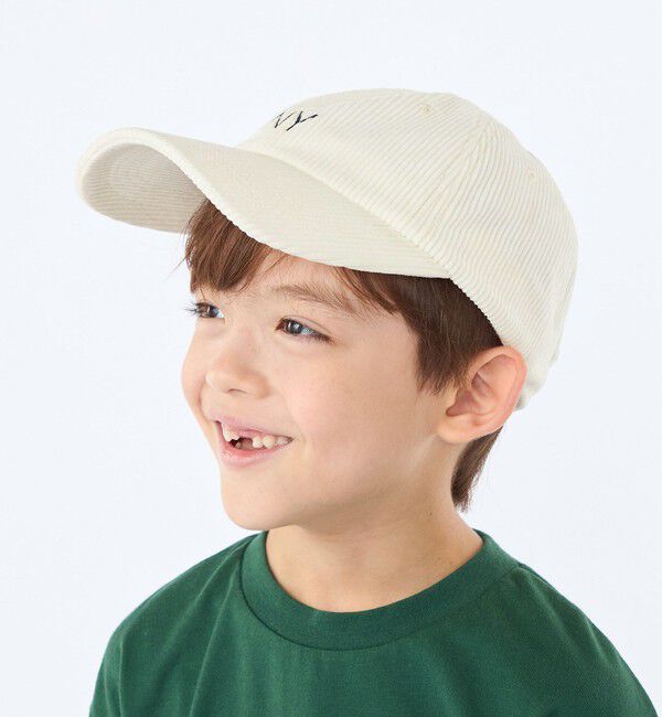 SHIPS KIDS「SHIPS KIDS:コーデュロイ ロゴ キャップ」|キャップ・キャスケット|