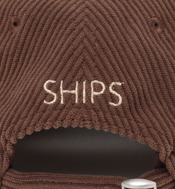 SHIPS KIDS「SHIPS KIDS:コーデュロイ ロゴ キャップ」|キャップ・キャスケット|