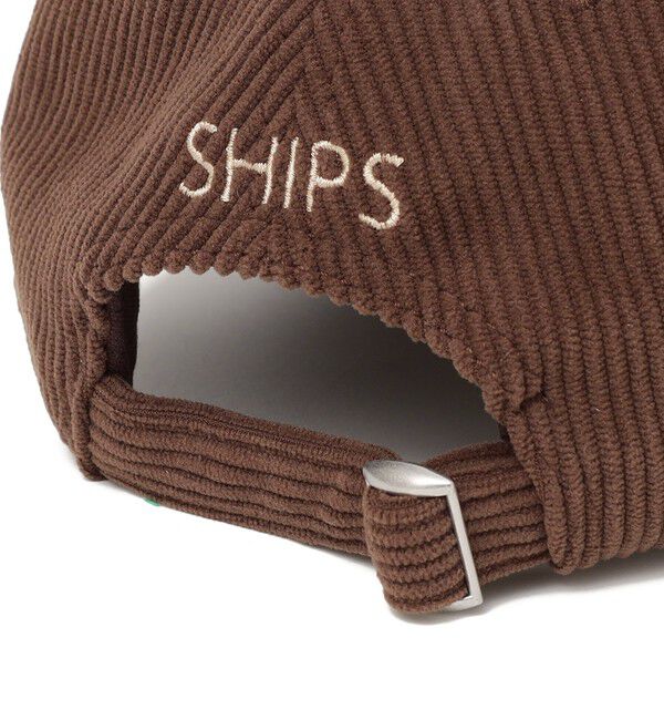 SHIPS KIDS「SHIPS KIDS:コーデュロイ ロゴ キャップ」|キャップ・キャスケット|