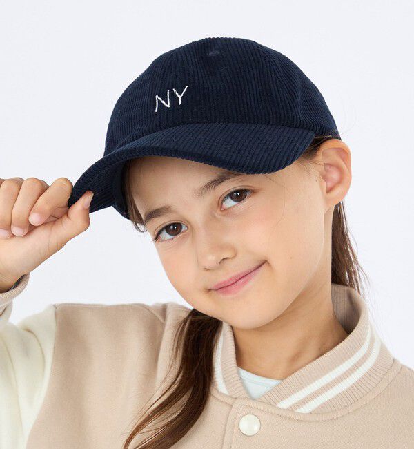 SHIPS KIDS「SHIPS KIDS:コーデュロイ ロゴ キャップ」|キャップ・キャスケット|