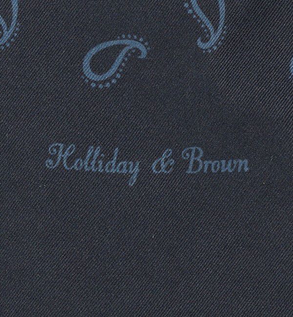 TOMORROWLAND GOODS「Holliday & Brown ペイズリー シルクスカーフ」|ストール|