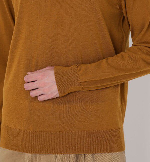 TOMORROWLAND MENS「TOMORROWLAND tricot スーパーファインメリノウール ニットポロ S-WOOL」|ポロシャツ|