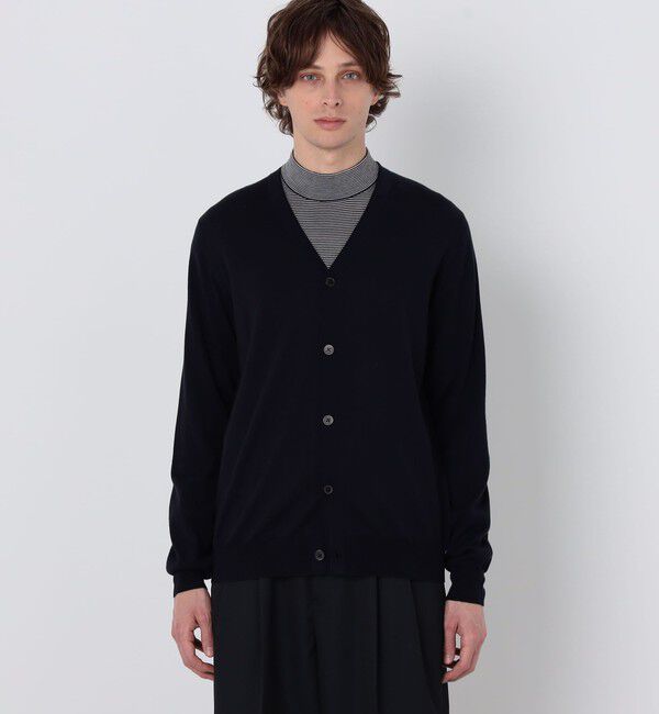 TOMORROWLAND MENS「TOMORROWLAND tricot スーパーファインメリノウール Vネックカーディガン S-WOOL」|カーディガン|