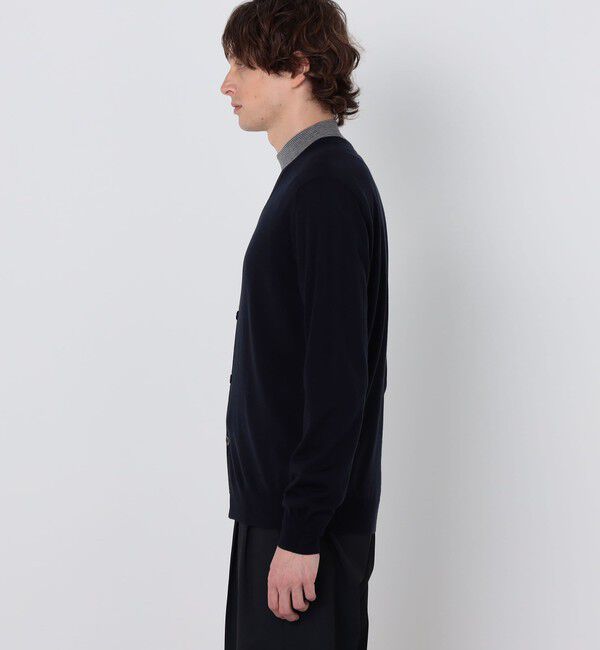 TOMORROWLAND MENS「TOMORROWLAND tricot スーパーファインメリノウール Vネックカーディガン S-WOOL」|カーディガン|