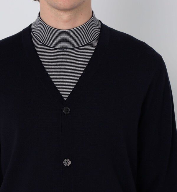 TOMORROWLAND MENS「TOMORROWLAND tricot スーパーファインメリノウール Vネックカーディガン S-WOOL」|カーディガン|