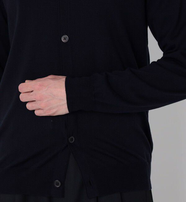 TOMORROWLAND MENS「TOMORROWLAND tricot スーパーファインメリノウール Vネックカーディガン S-WOOL」|カーディガン|