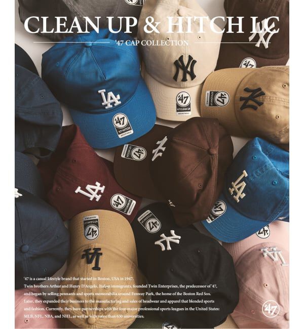 417 EDIFICE「47 CLEAN UP DODGERS」|キャップ・キャスケット|