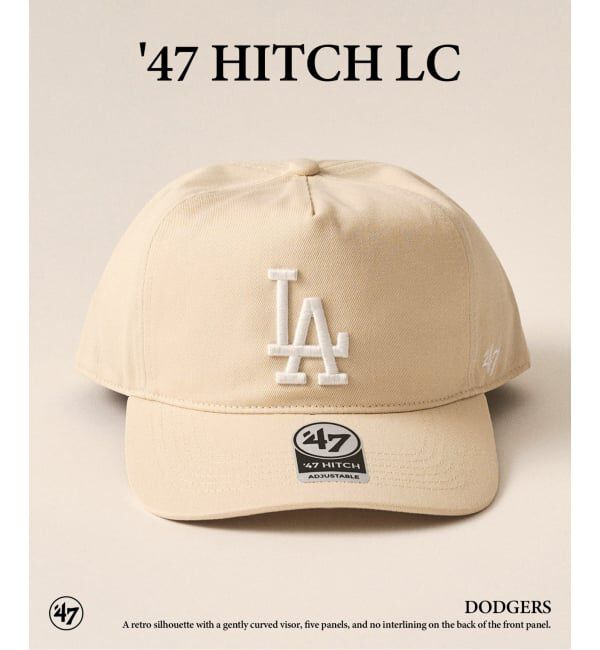 417 EDIFICE「47 HITCH LC DODGERS」|キャップ・キャスケット|ナチュラル