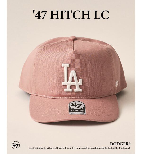 417 EDIFICE「47 HITCH LC DODGERS」|キャップ・キャスケット|ピンク