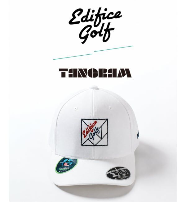EDIFICE「TANGRAM &times; EDIFICE GOLF（タングラム&times;エディフィスゴルフ）GOLF CAP」|キャップ・キャスケット|ホワイト