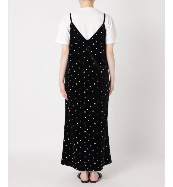 JOURNAL STANDARD relume「《WEB限定》小花刺繍ベロアキャミワンピース」|ワンピース|