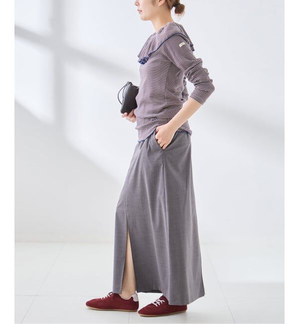 journal standard L'essage「ALOHAS/アロハス Tb.24 Suede Burgundy Leather スニーカー」|スニーカー|