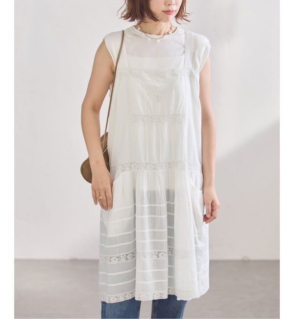 journal standard L'essage「コットンレースワンピース」|ワンピース|