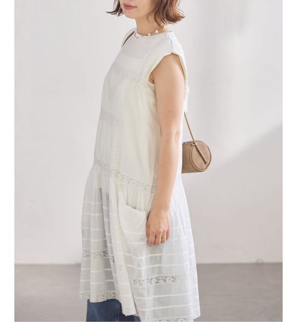 journal standard L'essage「コットンレースワンピース」|ワンピース|