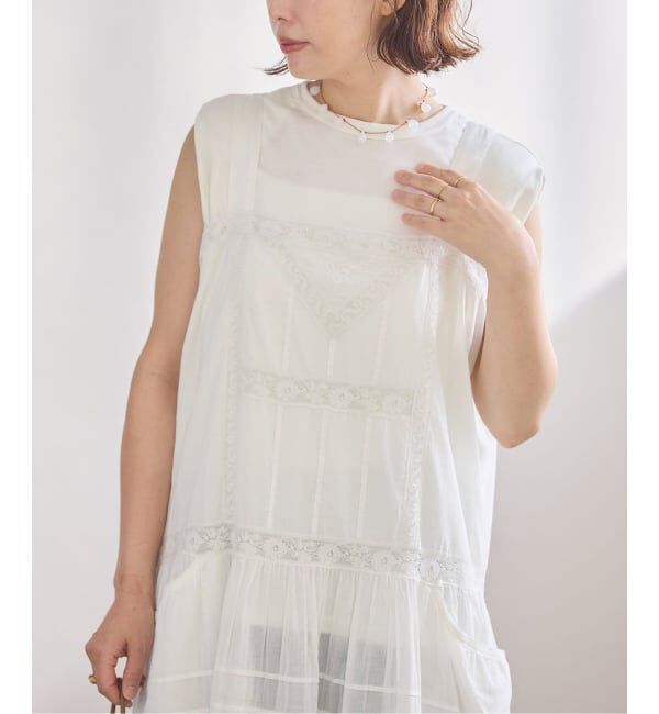 journal standard L'essage「コットンレースワンピース」|ワンピース|