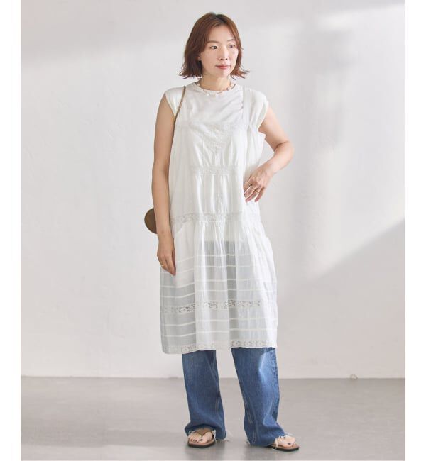 journal standard L'essage「コットンレースワンピース」|ワンピース|