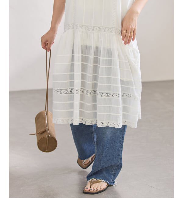 journal standard L'essage「コットンレースワンピース」|ワンピース|