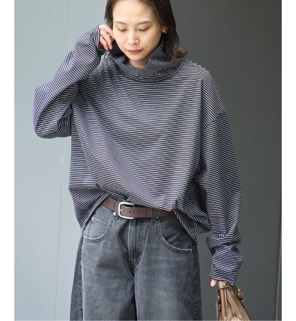 JOURNAL STANDARD「【ARCHIVE STANCE/アーカイブスタンス】 Highneck Border long slee」|Tシャツ・カットソー|
