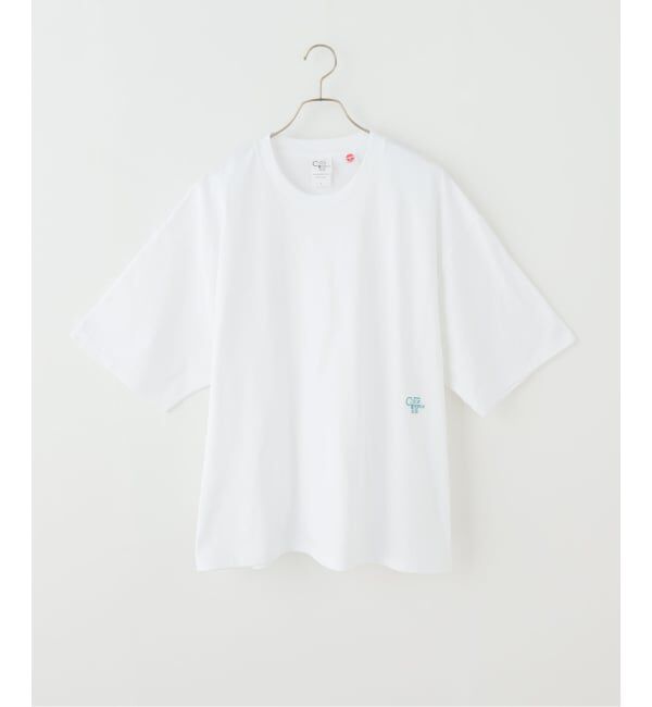 JOURNAL STANDARD「別注【COTTON RESEARCH CLUB】OVER FIT TEE」|Tシャツ・カットソー|ホワイト