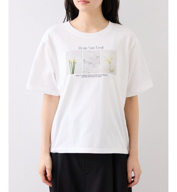 VIS「キラリアソートフォト＆ロゴTシャツ」|Tシャツ・カットソー|