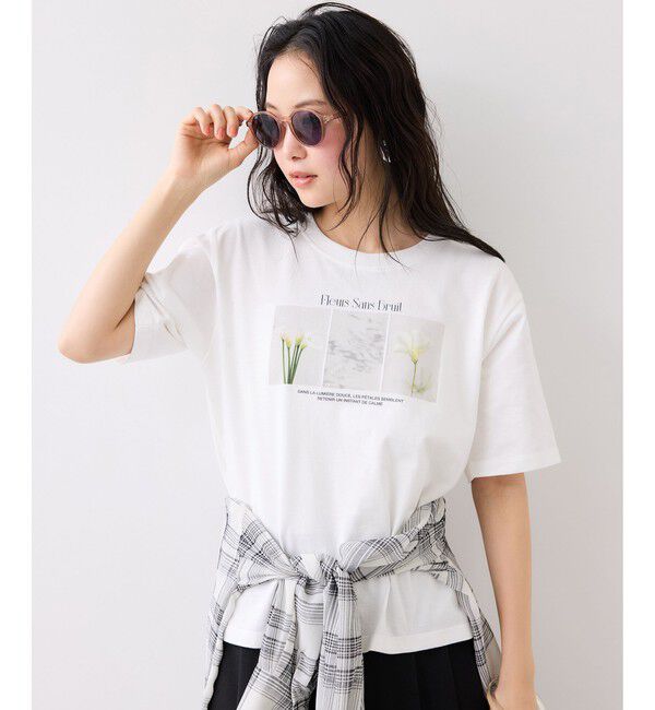 VIS「キラリアソートフォト＆ロゴTシャツ」|Tシャツ・カットソー|