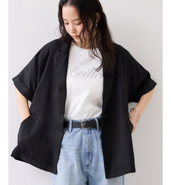 VIS「キラリアソートフォト＆ロゴTシャツ」|Tシャツ・カットソー|