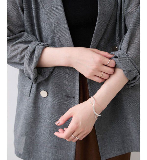 VIS「シアーチェックダブルジャケット/セットアップ対応」|テーラードジャケット|