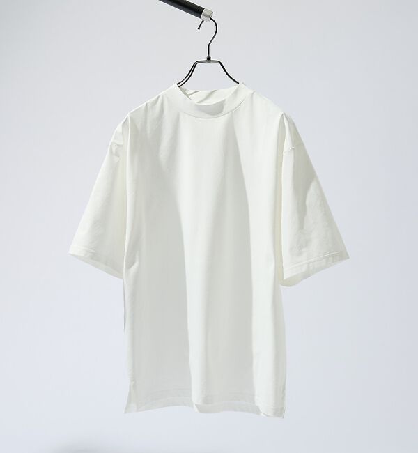 ABAHOUSE「【通気・速乾・ストレッチ】モックネックTシャツ / BREEZE MESH」|Tシャツ・カットソー|