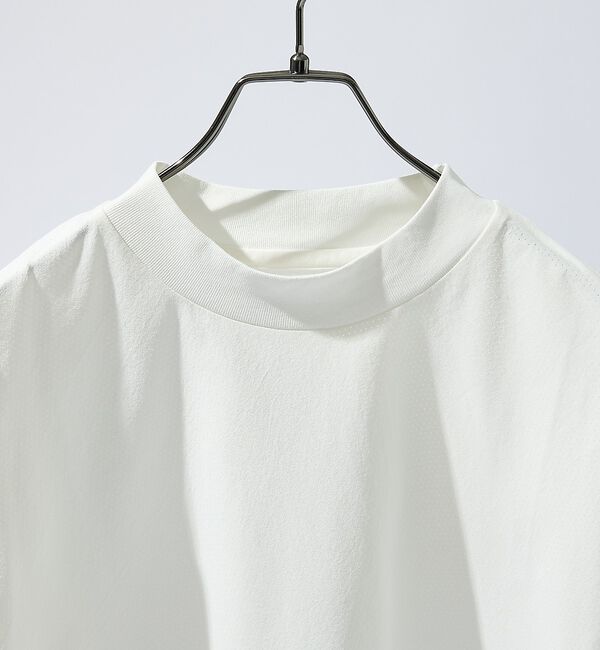ABAHOUSE「【通気・速乾・ストレッチ】モックネックTシャツ / BREEZE MESH」|Tシャツ・カットソー|
