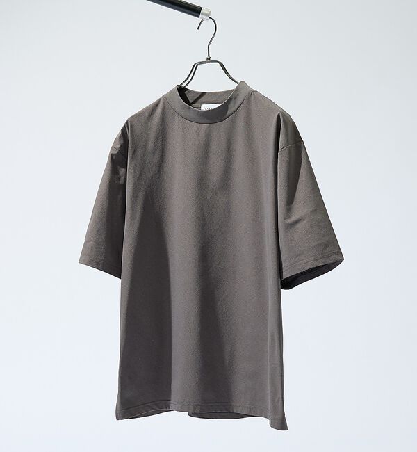 ABAHOUSE「【通気・速乾・ストレッチ】モックネックTシャツ / BREEZE MESH」|Tシャツ・カットソー|