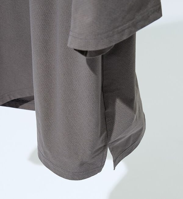 ABAHOUSE「【通気・速乾・ストレッチ】モックネックTシャツ / BREEZE MESH」|Tシャツ・カットソー|