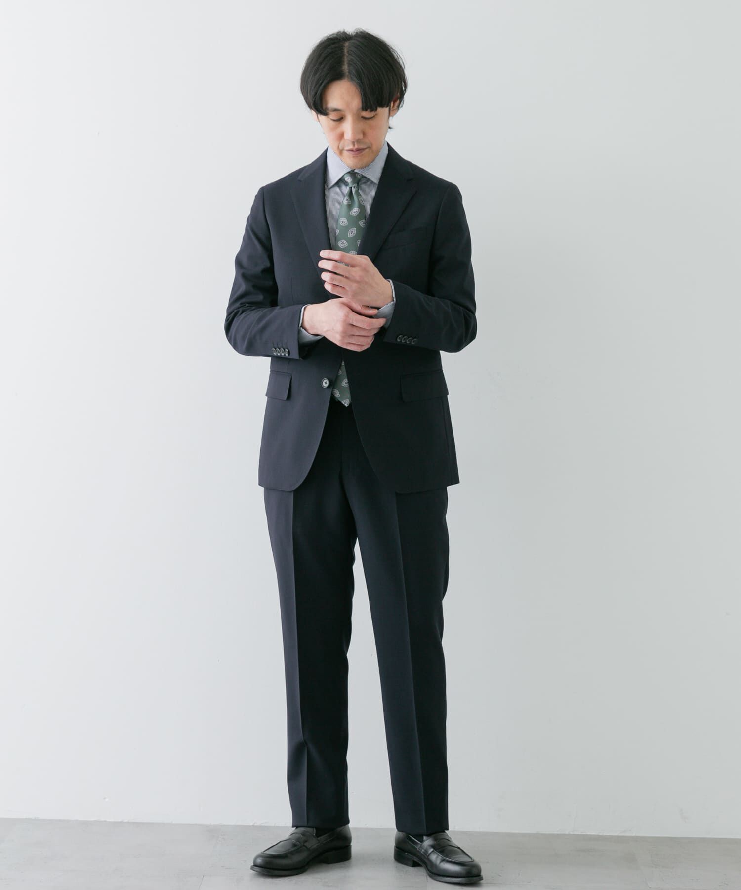 URBAN RESEARCH DOORS「LIFE STYLE TAILOR　ウォッシャブルストレッチパンツ」|スラックス|