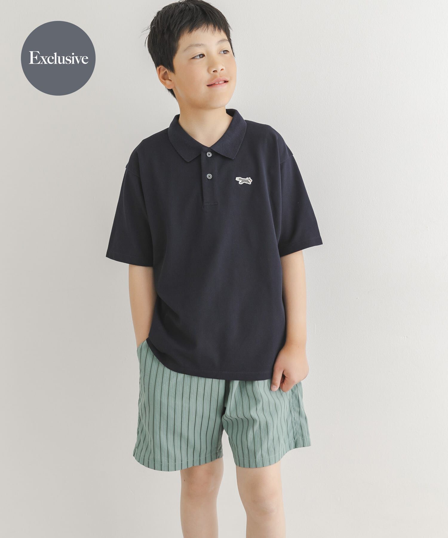 URBAN RESEARCH DOORS「『150ｻｲｽﾞ』『別注』『親子ﾘﾝｸ』PENNEYS&times;DOORS THE FOX鹿の子ﾎﾟﾛｼｬ」|その他|ネイビー
