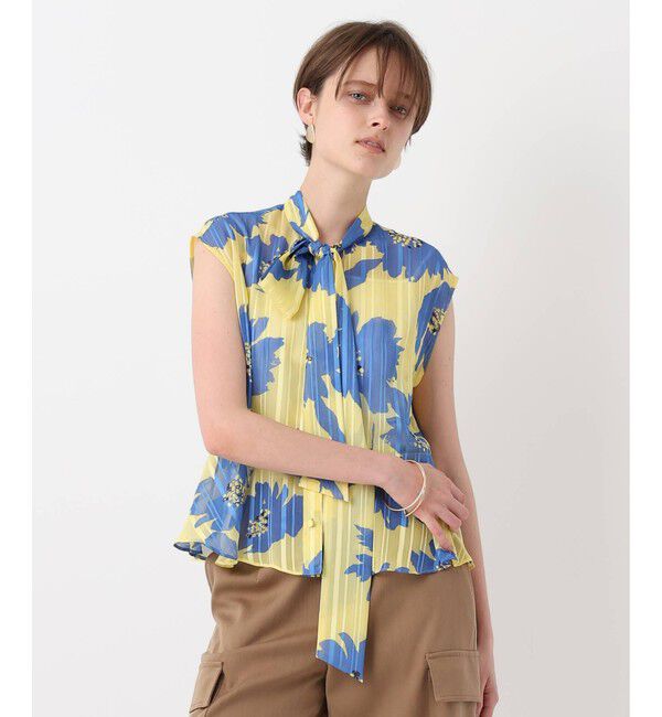 allureville「◇WEB ルミネ別注 シアーヨウリュウブラウス」|シャツ・ブラウス|