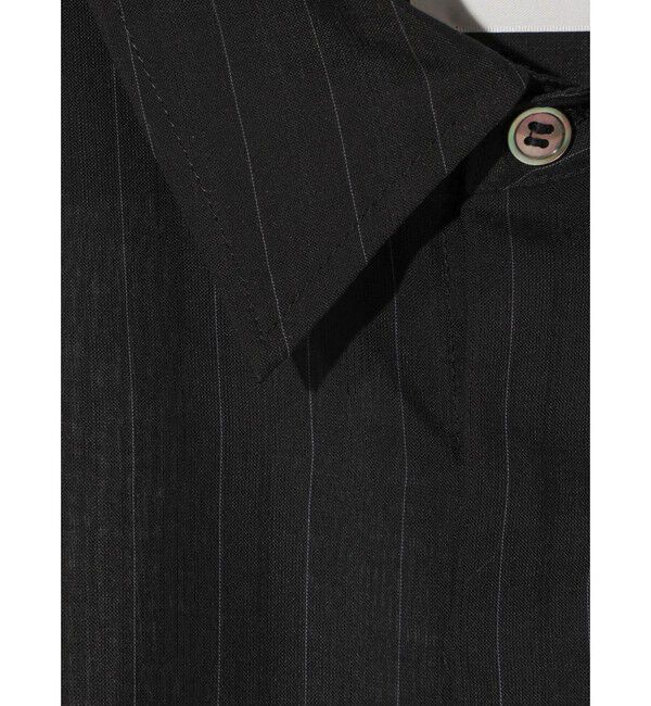 MIDIUMISOLID「MIDIUMISOLID Men&rsquo;s シアーストライプシャツ」|シャツ・ブラウス|