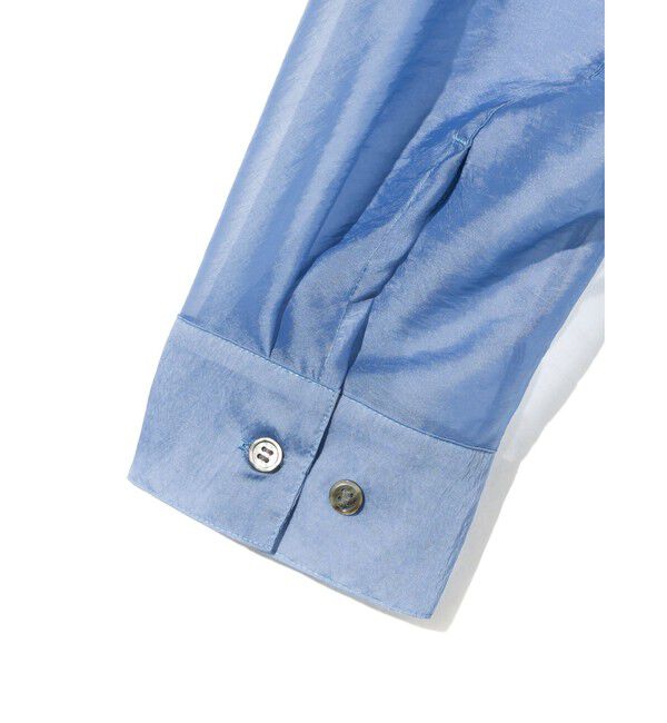 MIDIUMISOLID「MIDIUMISOLID Men&rsquo;s シアーオープンカラーシャツ」|シャツ・ブラウス|