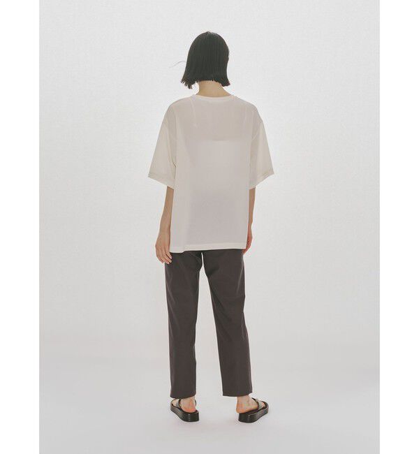 MIDIUMISOLID「MIDIUMISOLID Men&rsquo;s ハーフスリーブシアーベーシックプルオーバー」|Tシャツ・カットソー|