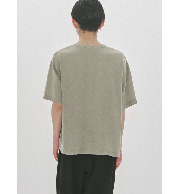 MIDIUMISOLID「MIDIUMISOLID Men&rsquo;s ハーフスリーブシアーベーシックプルオーバー」|Tシャツ・カットソー|