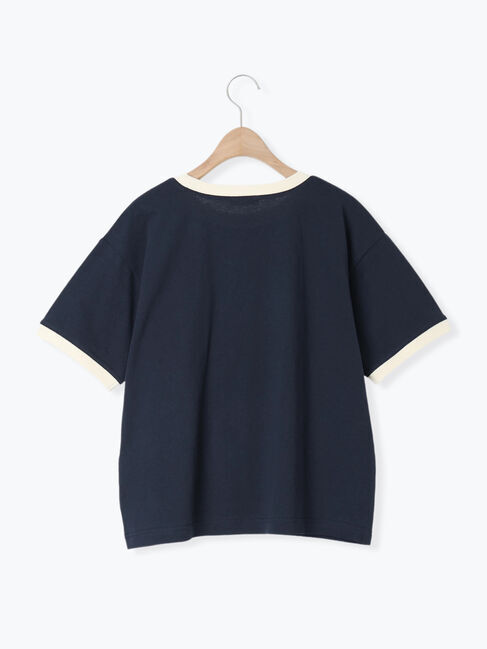 Samansa Mos2「【接触冷感】プリントリンガーTシャツ」|Tシャツ・カットソー|