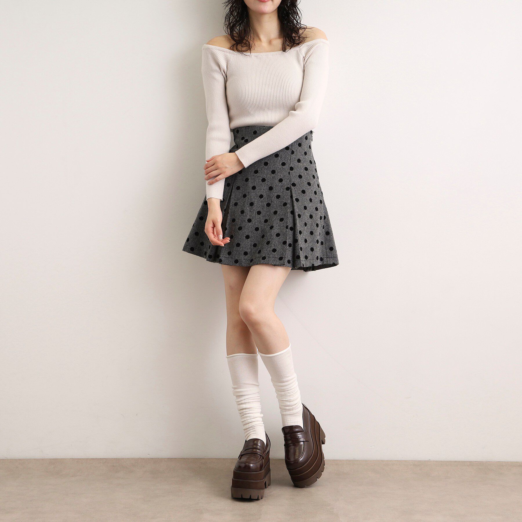 ESPERANZA「厚底トリプルソールペニーローファー」|パンプス|
