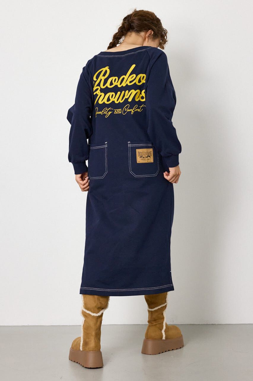 RODEO CROWNS「ラグランカラーステッチオフショルワンピース」|ワンピース|