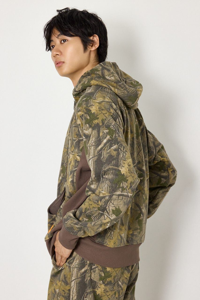 RODEO CROWNS「(UNISEX)SHARE パターンスタンドネックジップパーカー」|パーカー|