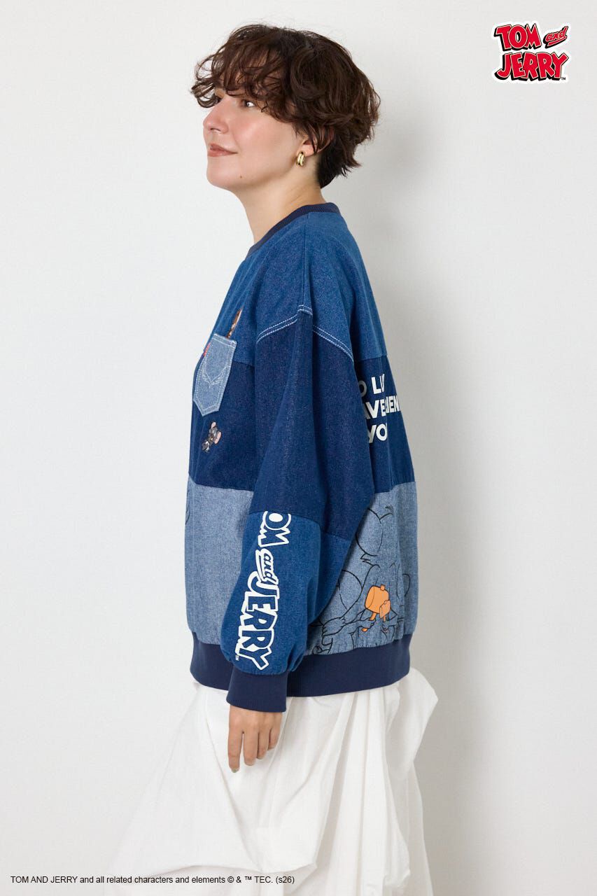 RODEO CROWNS「(TOM and JERRY)カスタムデニムトップス」|Tシャツ・カットソー|