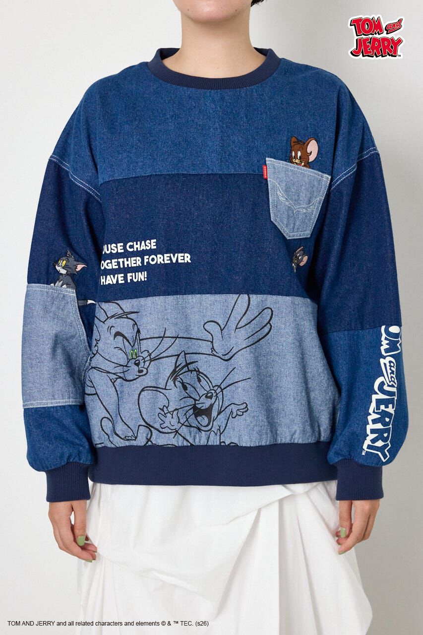 RODEO CROWNS「(TOM and JERRY)カスタムデニムトップス」|Tシャツ・カットソー|