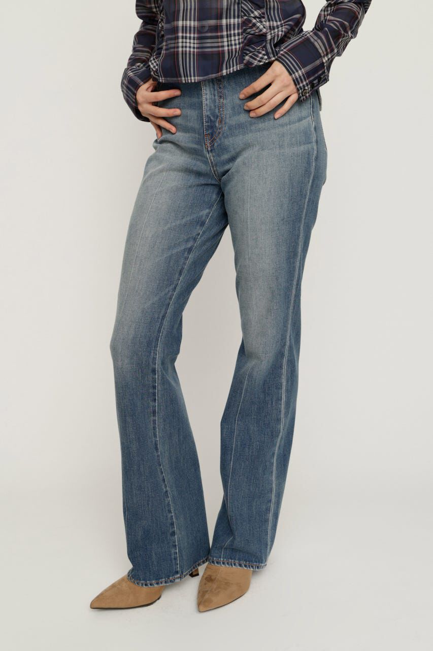 SLY「C／P FLAP DESIGN FLARE パンツ」|デニム|