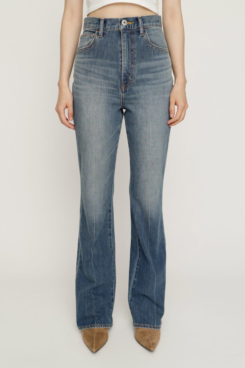 SLY「C／P FLAP DESIGN FLARE パンツ」|デニム|